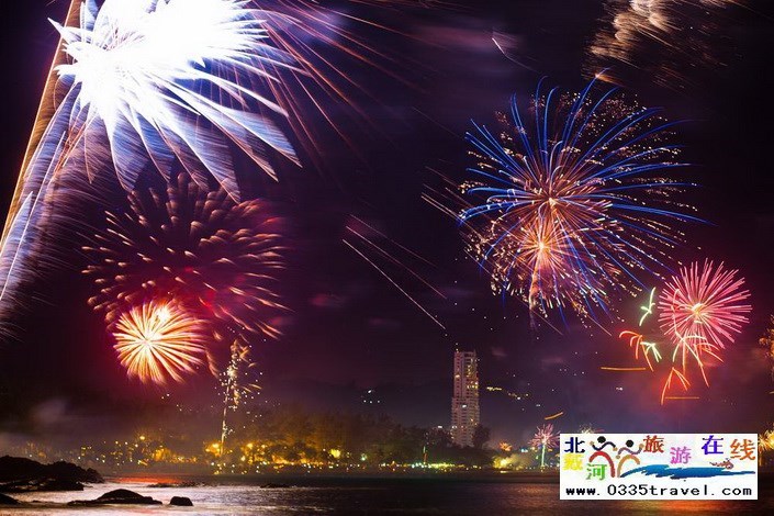 北戴河南戴河?xùn)|戴河煙花焰火沙灘篝火晚會